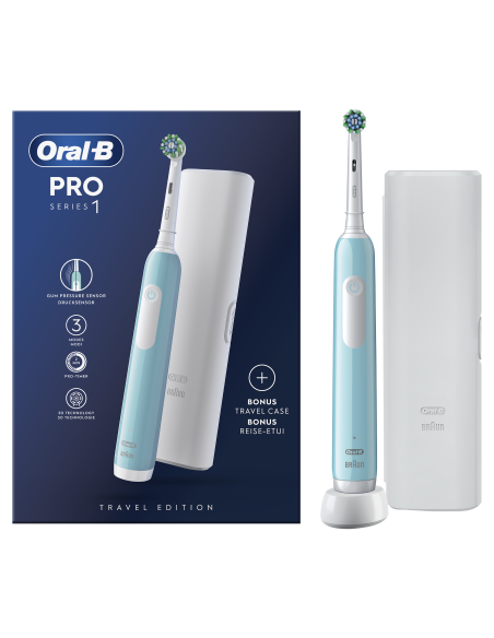 D305.513.3X Pro Series 1 Caribbean Blue Elektriline Hambahari + Reisikarp