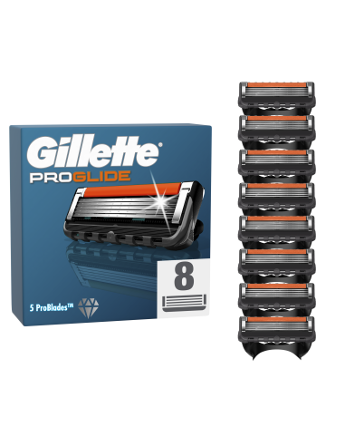Gillette Fusion Proglide Varuterad Meestele 8 tk