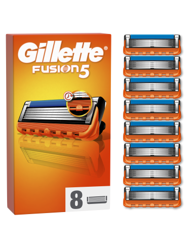 Gillette Fusion5 Raseerija Terad Meestele, 8 Vahetustera