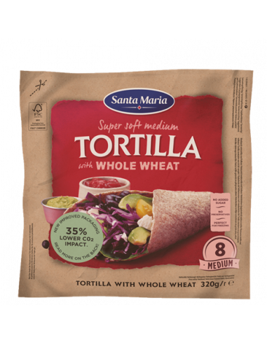 Santa Maria Täisteratortilla 320g