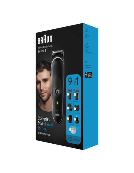 MGK5410 Braun Trimmeri Komplekt 9in1 Piirel