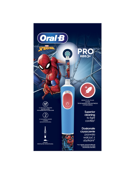 D103.413.2K Vitality PRO Kids Elektriline Hambahari 3+ Spiderman