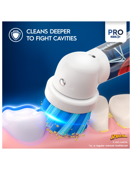 D103.413.2K Vitality PRO Kids Elektriline Hambahari 3+ Spiderman