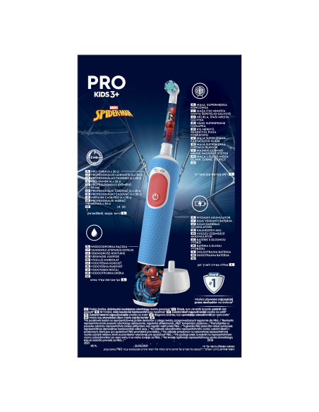 D103.413.2K Vitality PRO Kids Elektriline Hambahari 3+ Spiderman