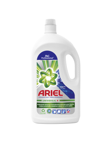 Ariel Professional Universal+ Liquid Valgete Kangaste Pesemiseks, 4L, 80 Pesukorda