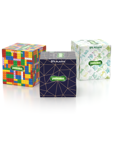 Paloma salvrätikud karbis 60 tk 3-kihilised