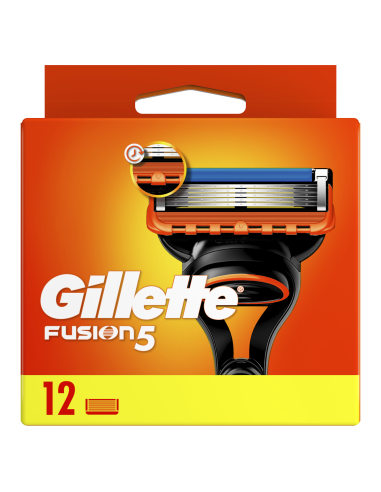 Gillette Fusion5 Raseerija Terad Meestele, 12 Vahetustera