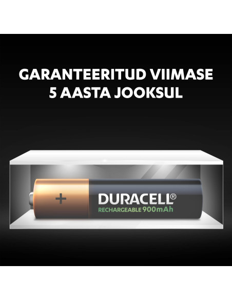 Duracell akupatarei NiMH HR03 AAA 900mAh 2 tk