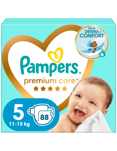 Pampers Premium Care Mähkmed, Suurus 5 (Junior), 11–15 Kg, 88 Mähet