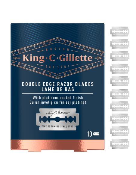King C. Gillette Kaheteralised Turvalised Raseerija Terad, Vahetusterad 10 tk