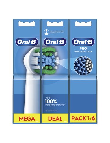 Oral-B EB20-6 Precision Clean Pro Varuharjad, 6 tk