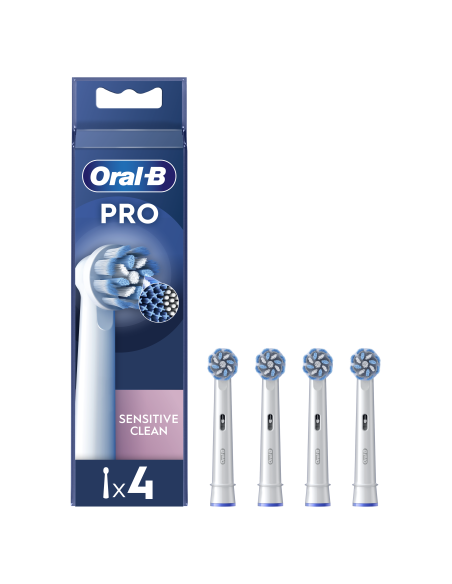 Oral-B EB60-4 Sensitive Clean Pro Varuharjad, 4 tk