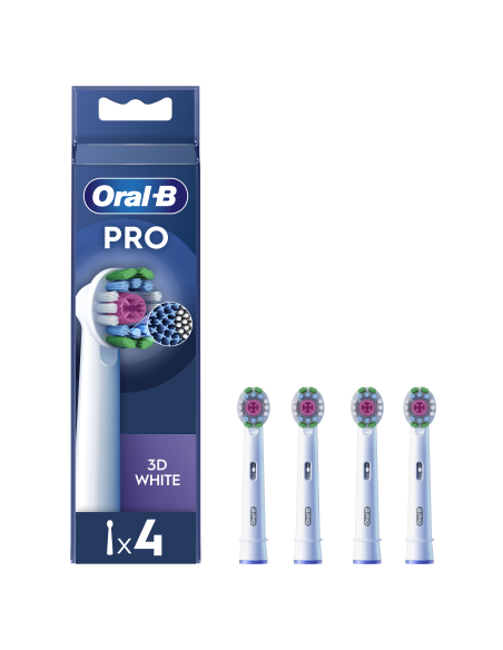 Oral-B EB18-4 3D White Pro Varuharjad, 4 tk
