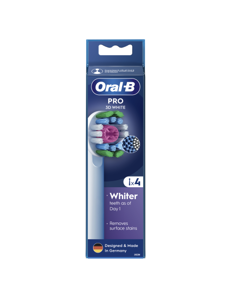 Oral-B EB18-4 3D White Pro Varuharjad, 4 tk