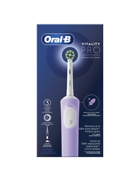 D103.413.3 Braun Oral-B Vitality Pro Lilac Mist el.hambahari