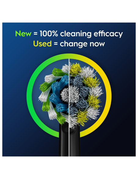 Oral-B EB50-4 Cross Action Pro Black Varuharjad, 4 tk