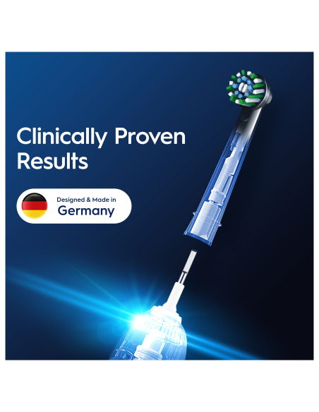 Oral-B EB50-4 Cross Action Pro Black Varuharjad, 4 tk
