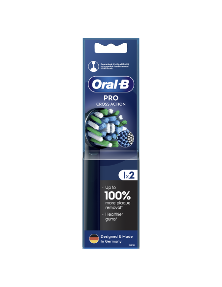 Oral-B EB50-2 Cross Action Pro Black Varuharjad, 2 tk