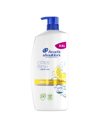 KAST 4 tk! Head & Shoulders Šampoon Citrus Fresh 800 ml