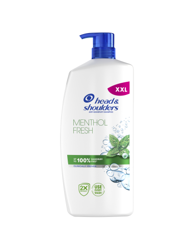 KAST 4 tk! Head & Shoulders Šampoon Menthol Fresh 800 ml