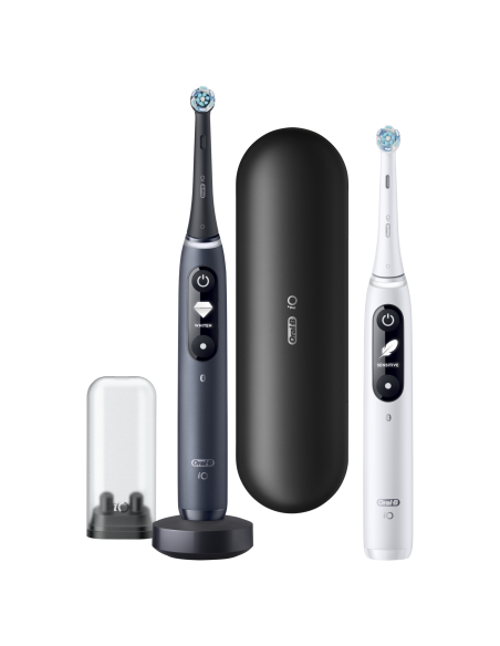 iOM7D.2H2.2BD Oral-B iO7 Duo Pack elektriline hambahari White/ Black Onyx