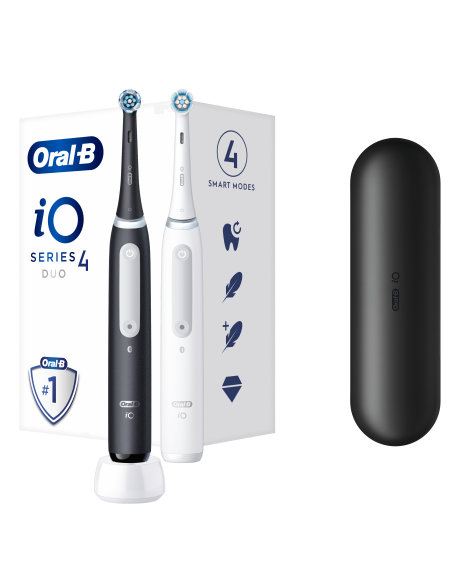 iOG4d.2J6.2K Oral-B iO4 elektriline hambahari Duo Pack Matt Black+Quite White