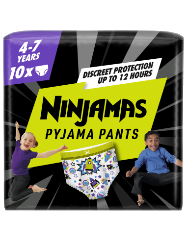 Pampers Ninjamas Pidžaamapüksid Space, 10 tk, 17-30 kg
