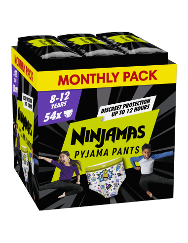 Pampers Ninjamas Pidžaamapüksid Space, 54 tk, 27-43 kg