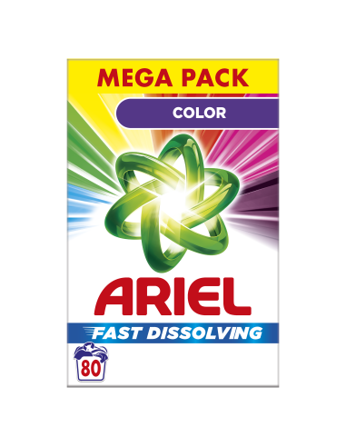 Ariel Pesupulber Color, 4.4 kg, 80 Pesukorda