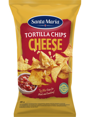 Santa Maria Tortilla krõpsud, juustu 185g