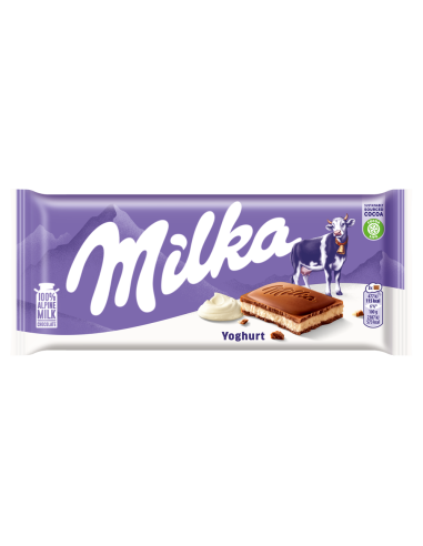 KAST 23 tk! Milka piimašokolaad jogurt 100g