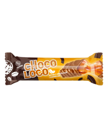Choco Loco batoon karamelli ja maapähklitega 35g