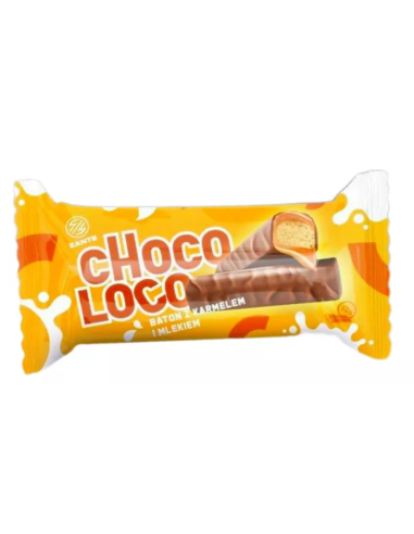 KAST 12 tk! Choco Loco batoon karamelli ja piimaga 52g