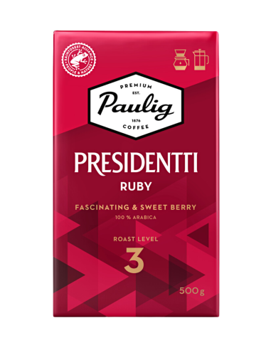 Paulig Presidentti Ruby jahvatatud kohv 500g