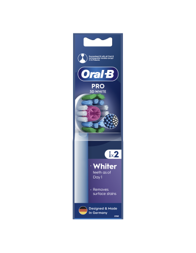 Oral-B EB18-2 3D White Pro Varuharjad, 2 tk