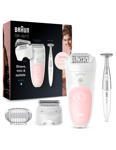 SES5820 Epilaator Silk•épil® 5 SensoSmart Wet &...