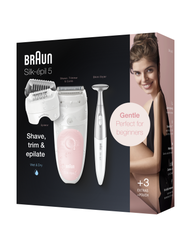 SES5820 Epilaator Silk•épil® 5 SensoSmart Wet &...