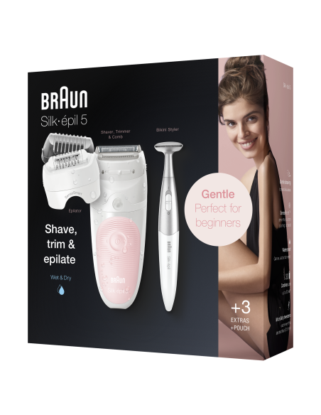 SES5820 Epilaator Silk•épil® 5 SensoSmart Wet & Dry