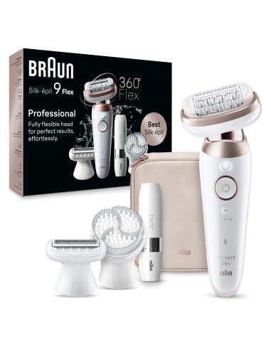 SES9-360 3D Braun Silk•épil 9 Flex Epilaator +...