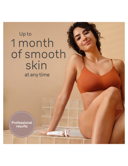 SES9-360 3D Braun Silk•épil 9 Flex Epilaator + FS1000 Miniraseerija FACE