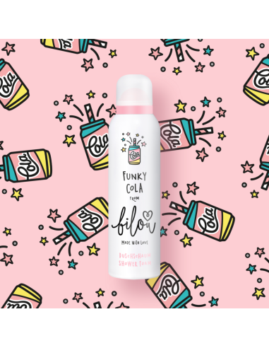 KAST 6 tk! Bilou dušivaht Funky Cola 200 ml