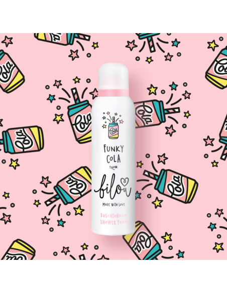 KAST 6 tk! Bilou dušivaht Funky Cola 200 ml