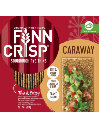 Finn Crisp Caraway õhukesed näkileivad 200g