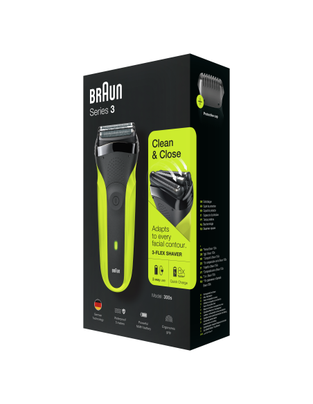 300s Braun Series 3 laetav pardel, roheline