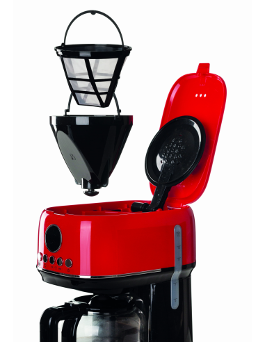 1396 Ariete Moderna Rosso kohvimasin taimeriga