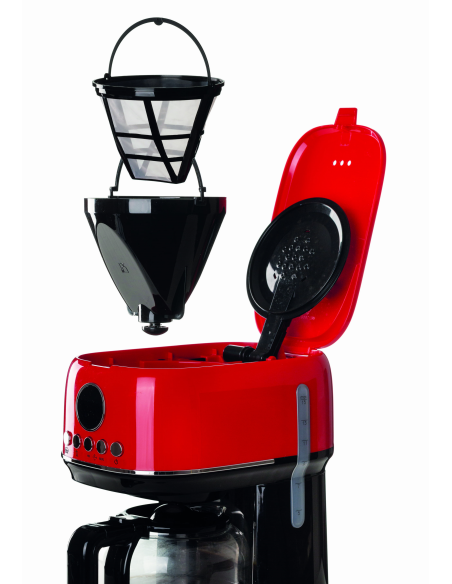 1396 Ariete Moderna Rosso kohvimasin taimeriga