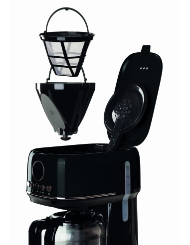 1396 Ariete Moderna Nero kohvimasin taimeriga