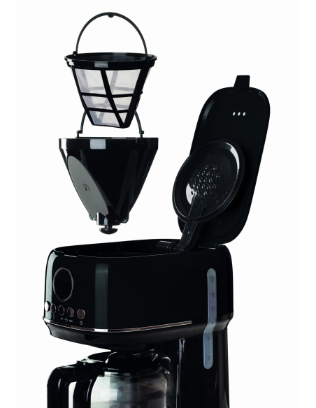 1396 Ariete Moderna Nero kohvimasin taimeriga