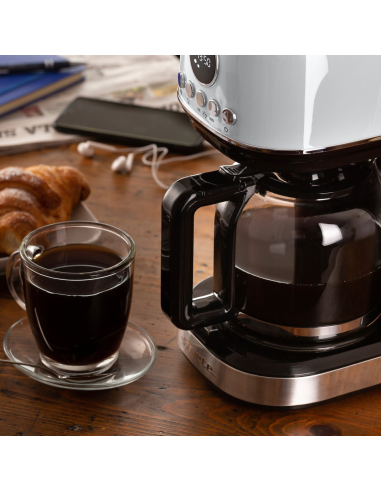 1396 Ariete Moderna Bianco kohvimasin taimeriga