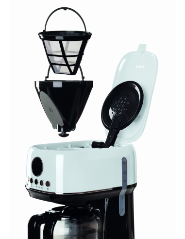 1396 Ariete Moderna Bianco kohvimasin taimeriga